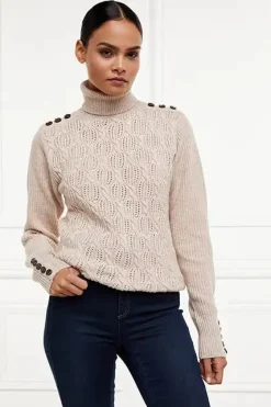 Cotswold Roll Neck Knit (Oatmeal)