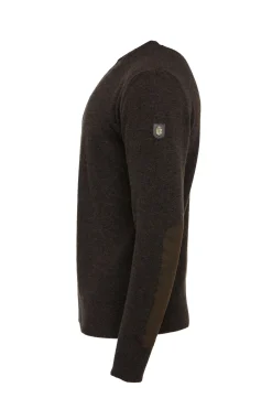 Country Crew Neck Knit (Chocolate)