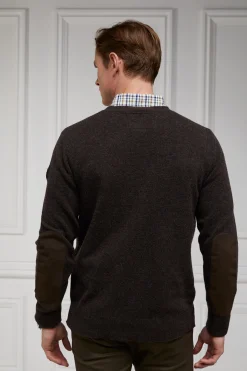 Country Crew Neck Knit (Chocolate)