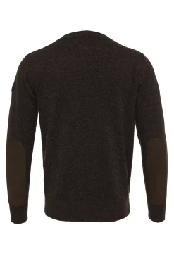 Country Crew Neck Knit (Chocolate)