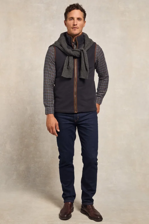 Country Fleece Gilet (Ink Navy)