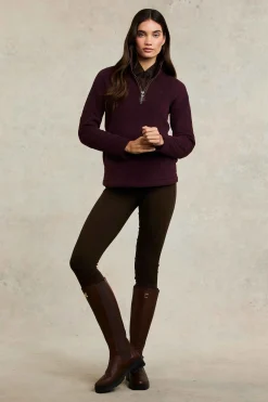 Country Fleece Quarter Zip (Mulberry)
