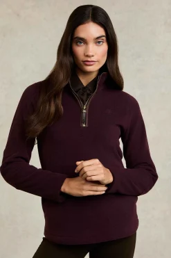 Country Fleece Quarter Zip (Mulberry)