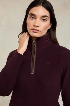 Country Fleece Quarter Zip (Mulberry)