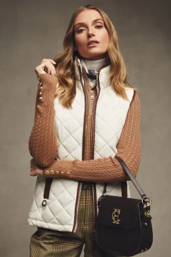 Country Quilted Gilet (Cream)