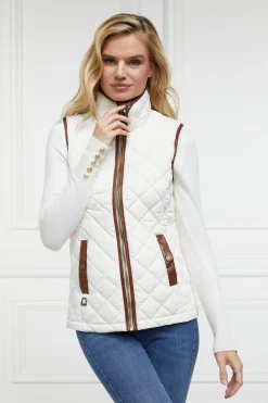 Country Quilted Gilet (Cream)