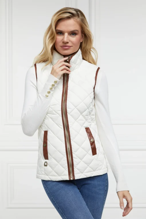 Country Quilted Gilet (Cream)