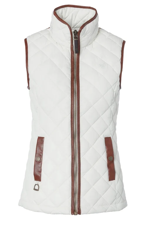 Country Quilted Gilet (Cream)