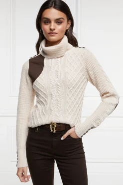 Country Roll Neck Knit (Oatmeal)