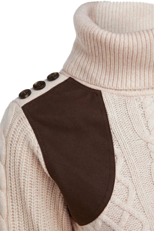 Country Roll Neck Knit (Oatmeal)