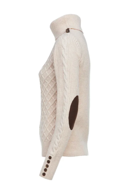 Country Roll Neck Knit (Oatmeal)