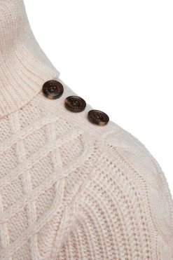 Country Roll Neck Knit (Oatmeal)