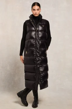 Crawford Longline Gilet (Black)