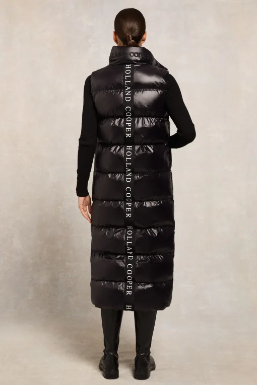 Crawford Longline Gilet (Black)