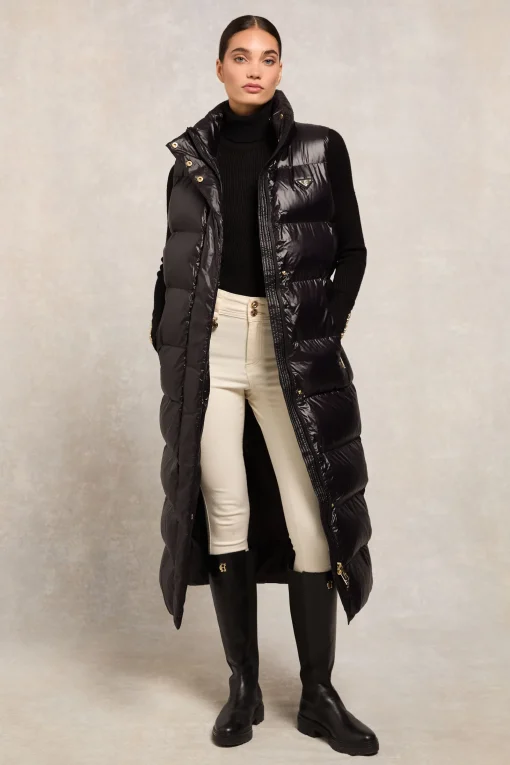Crawford Longline Gilet (Black)