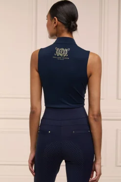 Crystal Sleeveless Base Layer (Ink Navy)