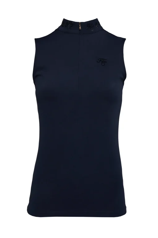 Crystal Sleeveless Base Layer (Ink Navy)
