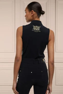 Crystal Sleeveless Base Layer (Black)