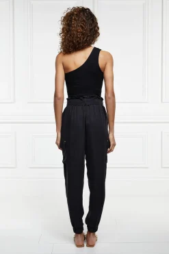 Cupro Cargo Pant (Black)