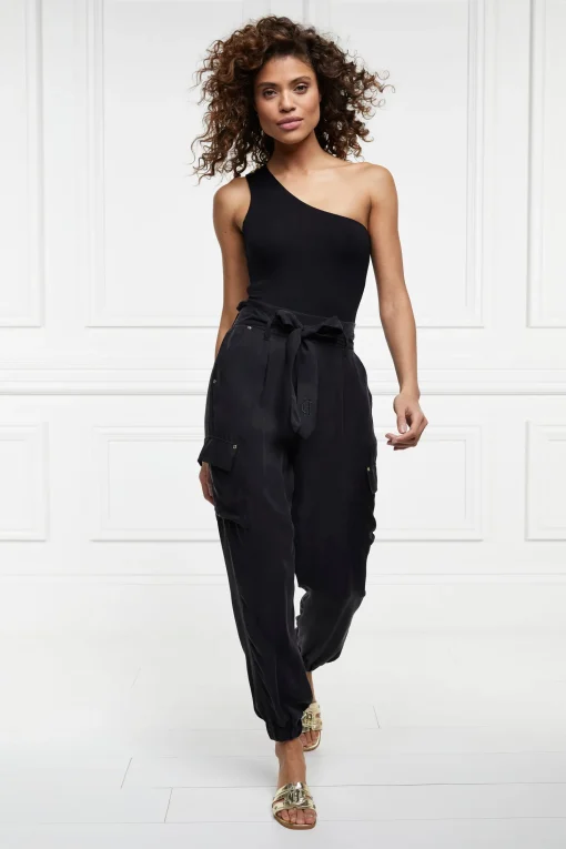 Cupro Cargo Pant (Black)