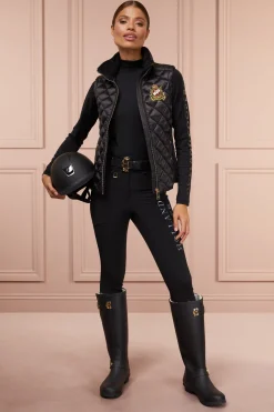 Diamond Quilt Classic Gilet (Black)
