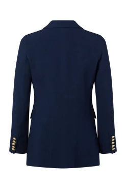 Double Breasted Blazer (Navy Linen)