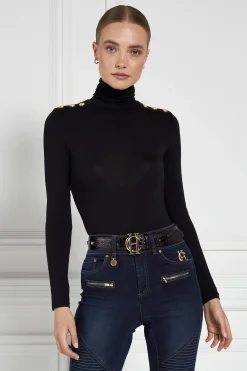 Essential Roll Neck (Black)