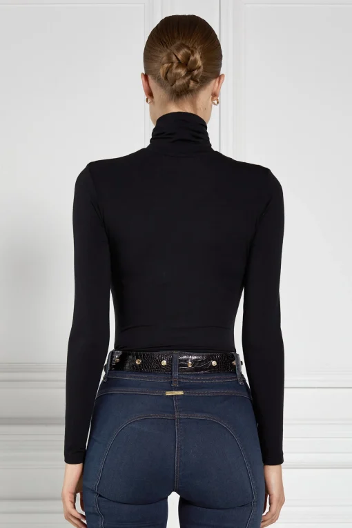 Essential Roll Neck (Black)