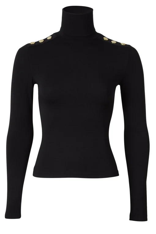 Essential Roll Neck (Black)