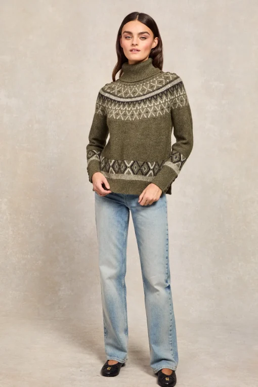 Fairisle Knit (Khaki)