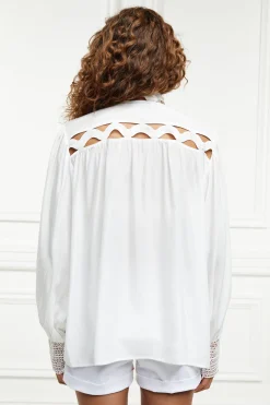 Featherton Lace Shirt (White)