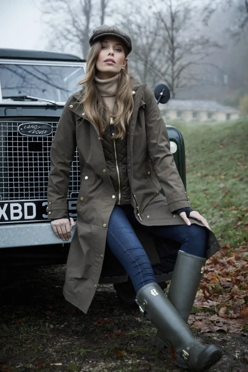 Folgate Rain Coat (Soft Khaki)