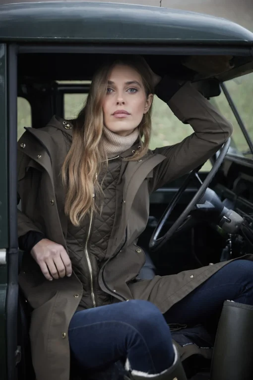 Folgate Rain Coat (Soft Khaki)