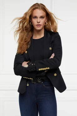 Francesca Jersey Blouse (Black)