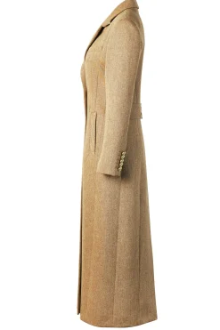 Full Length Regency Coat (Brown Herringbone)
