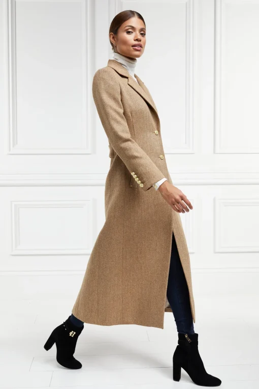 Full Length Regency Coat (Brown Herringbone)
