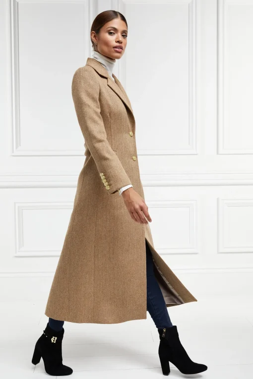 Full Length Regency Coat (Brown Herringbone)