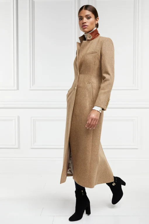 Full Length Regency Coat (Brown Herringbone)