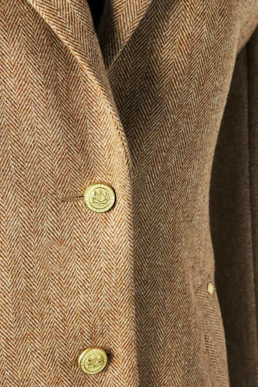 Full Length Regency Coat (Brown Herringbone)