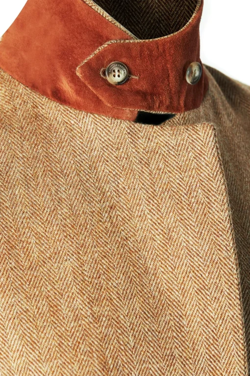 Full Length Regency Coat (Brown Herringbone)