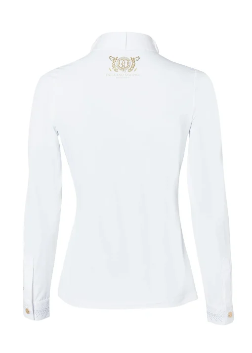 Gatcombe Long Sleeve Show Shirt (White)