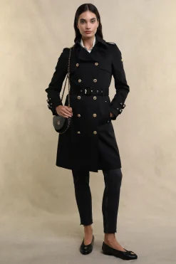 Gatcombe Trench Coat (Black)