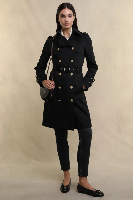 Gatcombe Trench Coat (Black)