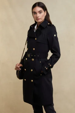 Gatcombe Trench Coat (Black)