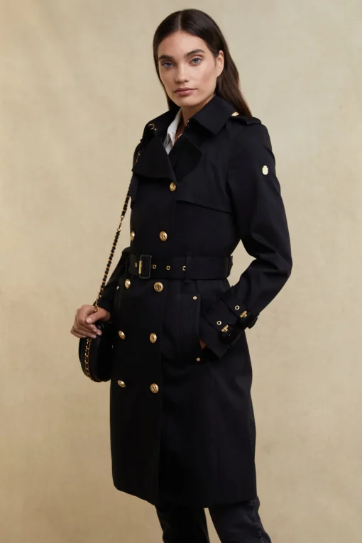 Gatcombe Trench Coat (Black)