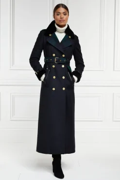 Gold Label Trench (Soft Navy Blackwatch)