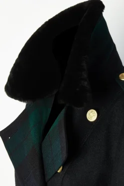 Gold Label Trench (Soft Navy Blackwatch)