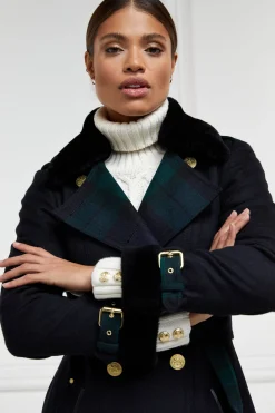 Gold Label Trench (Soft Navy Blackwatch)