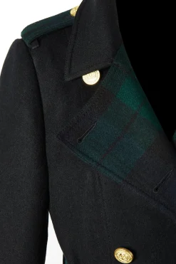 Gold Label Trench (Soft Navy Blackwatch)