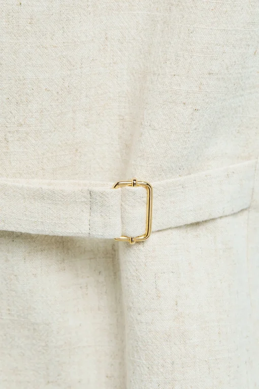 Hampton Waistcoat (Natural Linen)